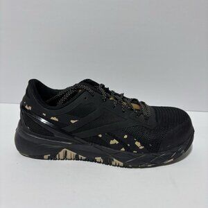 Reebok Women’s Nanoflex TR Composite Toe Sneakers Black, Size 9.5 Wide